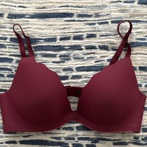 B.temptd Burgundy pushup bra